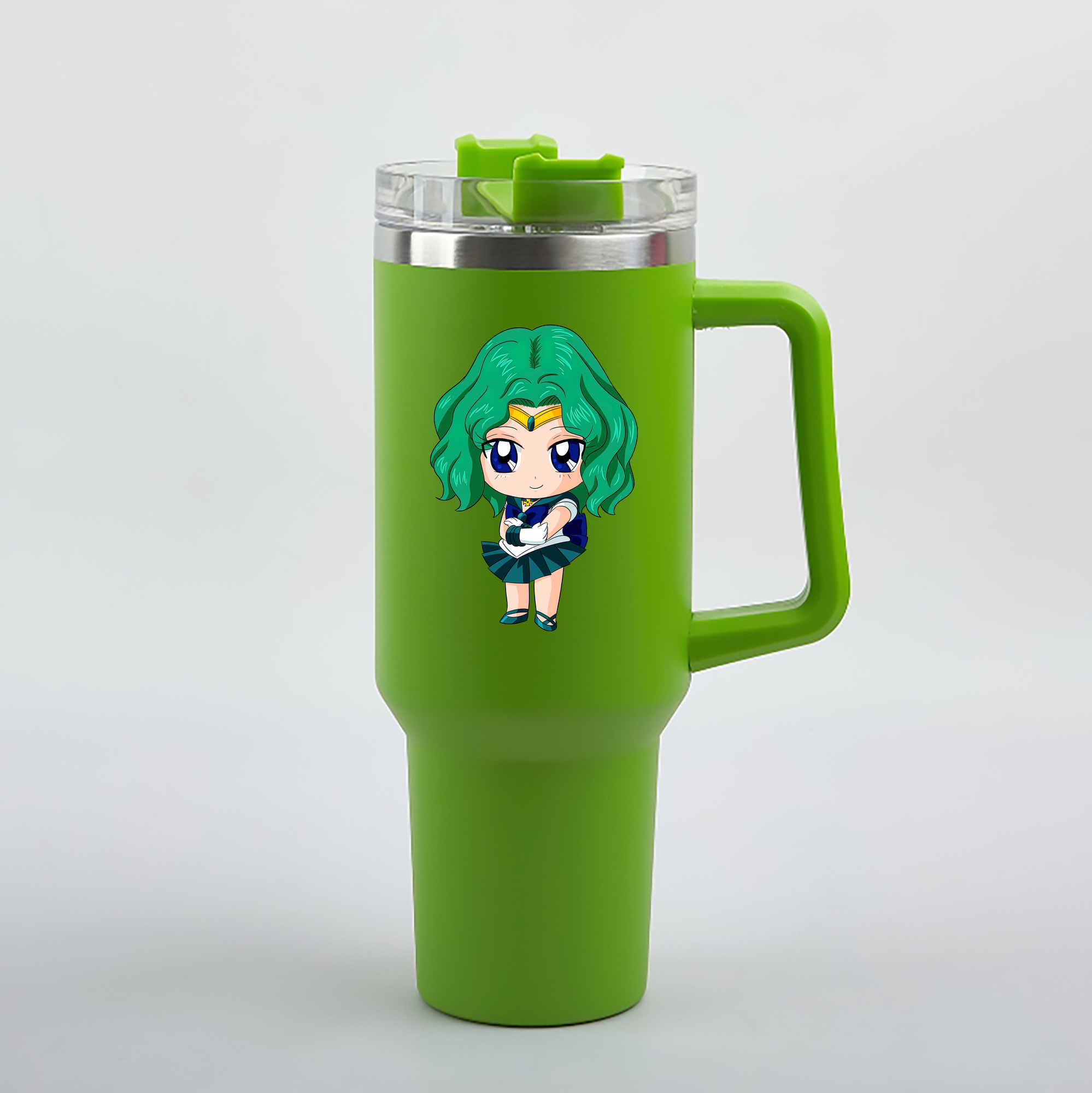（画像用） 美少女戦士セーラームーン 海王 みちる（かいおう みちる） Sailor Moon Kaiou Michiru 1200mL車用タンブラー（カラープリント）